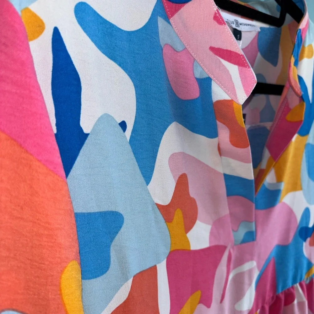 Michelle McDowell small Multicolor Abstract Dress new - Picture 5 of 9